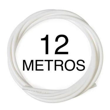 Imagem de Mangueira Para Filtro Purificador Bebedouro 1/4 - 12 Metros (Branca) -