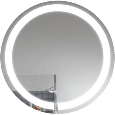 Imagem de Espelho Com Luz De Led Redondo 90Cm Touch Screen - Top Vidros, Cor da 