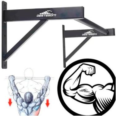 Imagem de Barra Fixa De Parede Musculação e Calistenia Treinar Em Casa - OESTESO