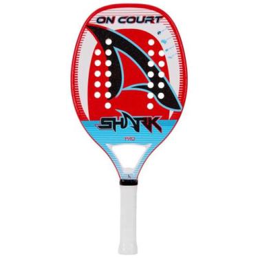 Imagem de Raquete De Beach Tennis Shark On Court 2022, Vermelho