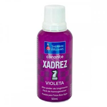 Imagem de Corante Para Tinta Xadrez Violeta (Lilas) (50Ml) . / Kit C/ 12 Peças -