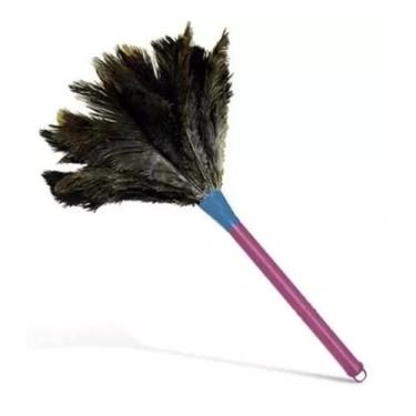 Imagem de Espanador de pó de penas de avestruz extra n25 multiuso - DUSTER Espan