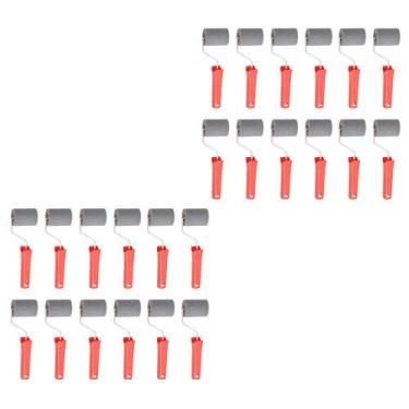 Imagem de Rolo De Espuma P/ Pintura Esmalte, Verniz 5cm Atlas 24 Peças