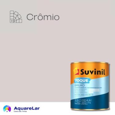 Imagem de Toque Brilho Suvinil Semibrilho 3,2L, CRÔMIO, 3,2L