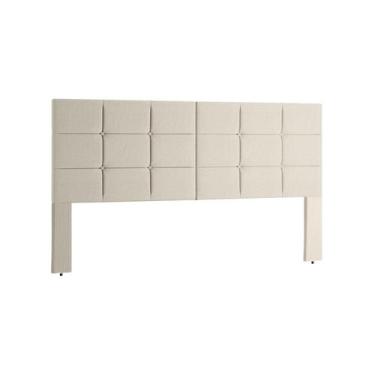 Imagem de Cabeceira com pés para cama box casal 1,40 dubai - 5 cores - ELETRO SI