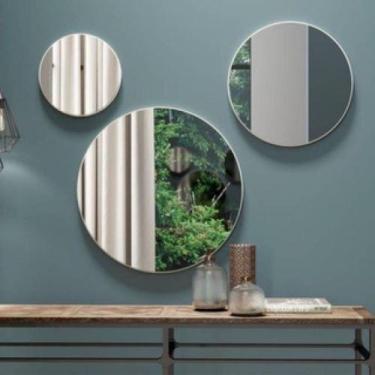 Imagem de Kit 3 Espelhos Redondos 20,25,30 Cm Para Decoração - The Royalle, Deco