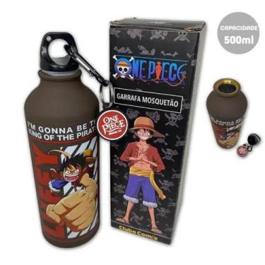 Imagem de Garrafa Mosquetão 500ML  One Piece Luffy - CLUBE COMIX