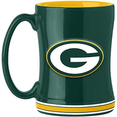 Imagem de Logotipo Brands 612-C14RM: Caneca de alívio Green Bay Packers 400 ml