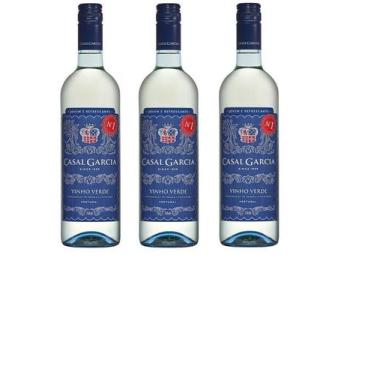 Imagem de Kit Vinho Casal Garcia Verde Meio Seco 750ml 3 unidades