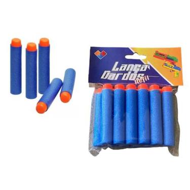 Imagem de Kit 24 unidades Dardos de Espuma para Lançador Arminha - Blook, Kit 24