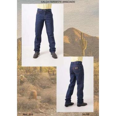 Imagem de Calça Jeans Nelore Country Masculina Faroeste, 46, Amaciada