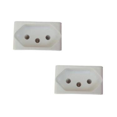 Imagem de Kit 2 Modulos Tomada Branca 10A Lunare Up Schneider S401107