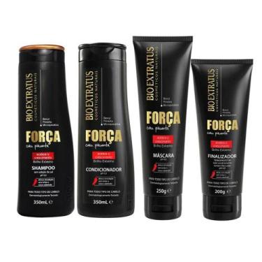 Imagem de Kit Bio Extratus Força com Pimenta Sh + Cond + Másc + Finalizador Pequ