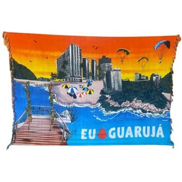 Imagem de Canga de viscose turistica Guarujá - Corpo Dourado Moda Praia, Guarujá