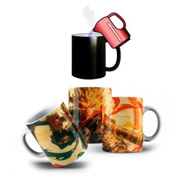 Imagem de Caneca de Porcelana Mágica Sun WuKong Monkey King 325mL - VilelaGG