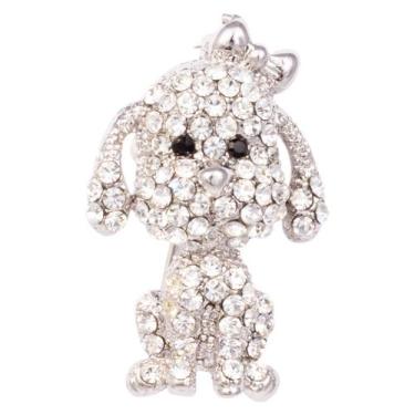 Imagem de Broche Strass Cachorrinho BRG0014 - Akasaki