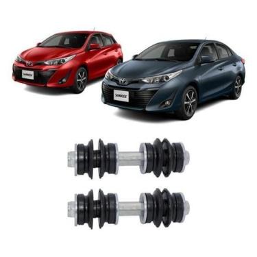 Imagem de Par Bieleta Tirante Dianteira Toyota Yaris 2018 2019 2020 21 - Qualyki