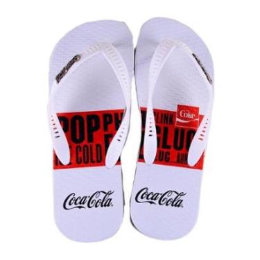 Imagem de Chinelo Masculino Coca-Cola Cc4500 Branco-Unissex