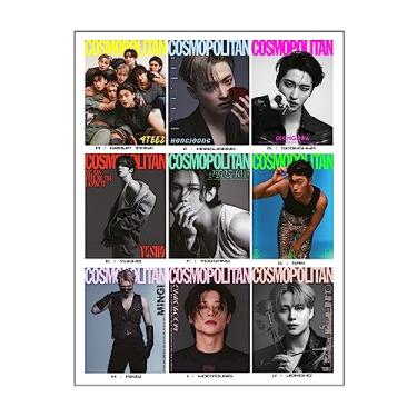 Imagem de Revista Cosmopolitan Korean AUG 2023 ATEEZ (Capa G: San)