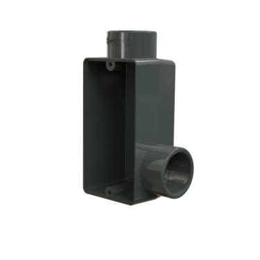 Imagem de Condulete Pvc Cinza Sem Rosca Lr 1 Sem Tampa Lrcsr - 20 Wetzel, Cinza