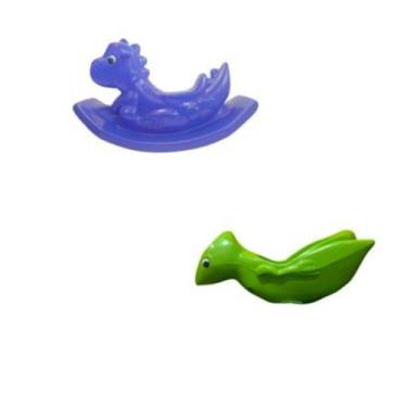 Imagem de Kit Balanço e Gangorra Dino  Brinquedos Divertidos para Crianças ao Ar