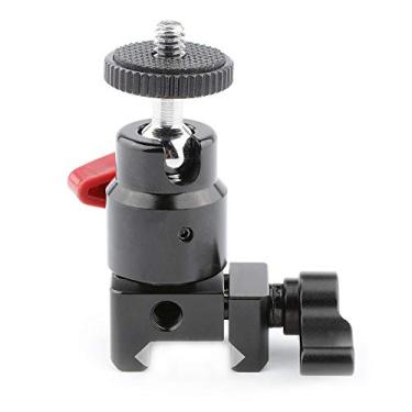 Imagem de Mini cabeça de bola CAMVATE 1/4"-20 com grampo OTAN para monitor de câmera DSLR