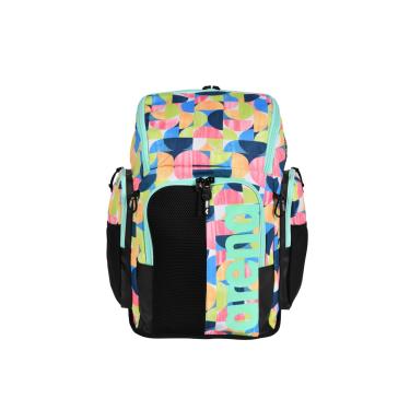 Imagem de arena Mochila Spiky Iii 45 Para Atletas De Natação Esportiva Academia Grande Equipamento De Treinamento Bolsa De Natação Para Homens E Mulheres, 45 Litros, Geométrica