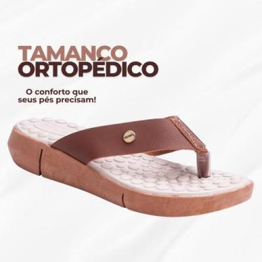 Imagem de Tamanco Ortopédico para Esporão Uniflex Original, 35, Caramelo