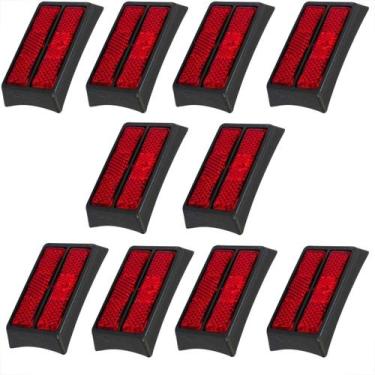 Imagem de 10 Refletor Bike Paralama Bicicleta Monark Monareta Original - M.FRIK 