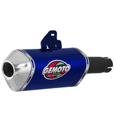 Imagem de Ponteira Gemoto Racing 3 Trioval Cb 300, AZUL