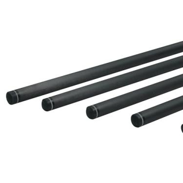 Imagem de DAVID LOMAN Taco de sinuca de fibra de carbono de bilhar 73,7 cm, eixo de tecnologia preta 100% fibra de carbono personalizado da parte frontal do taco de sinuca (3/8 * 10, 12.5mm)