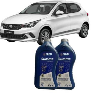 Imagem de 2X Óleo Fiat Argo 1.0 2017 A Diante Royal 0W20 Sintetico