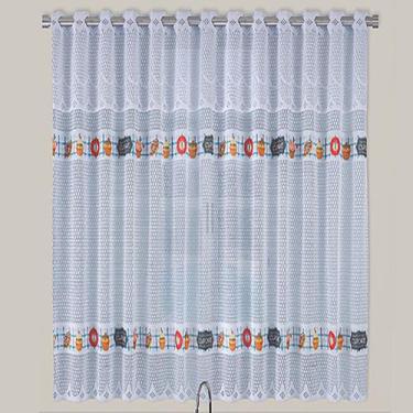 Imagem de Cortina Botticelli Renda Bandô 1,20+0,30+2,20 Sortido - Cortilesser