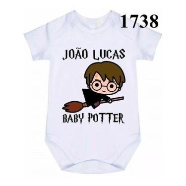 Imagem de Body Bebê Personalizado Harry Potter Baby Potter Cód-1738 - loja dinka