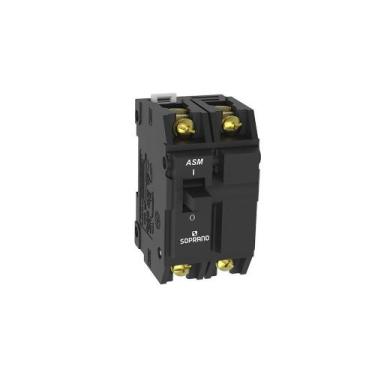 Imagem de Soprano Disjuntor Bifásico 50a 3ka Asm2-b 50a, Preto