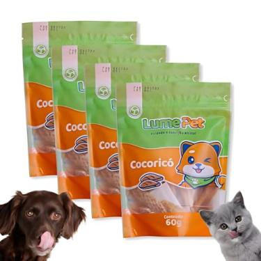Imagem de Kit 04 Petisco Natural Peito de Frango Cachorro e Gato 60g