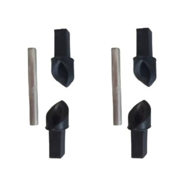 Imagem de Kit Reposição Dobradiças 1114 Box Blindex Bucha Quadrada