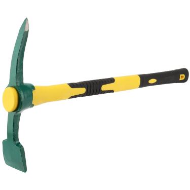 Imagem de KOHAND Enxada de picareta de 61 cm, machado de picareta forjado para capina com cabo de fibra de vidro, ferramenta resistente para jardim, enxada de adze para jardinagem, acampamento, prospecção