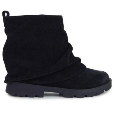 Imagem de Bota Feminina Cecconello Cano Baixo Tratorada Preta - 2622-Feminino