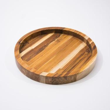 Imagem de Gamela Redonda em Madeira Teca - Utilitário Decor