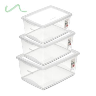 Imagem de Caixa Organizadora 7,5l + 15l + 30l Ordene Design Moderno