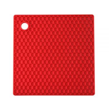 Imagem de Descanso para Pratos e Panelas em Silicone Vermelho - Mor