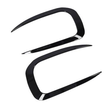 Imagem de Kit de Divisor de Pára-choques Dianteiro, Spoiler de Ventilação Lateral Preto Brilhante, Acabamento de Ventilação de Ar de Ar para Fósforo de Carro Dianteiro para 1 Série F20 F21