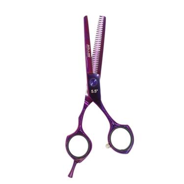 Imagem de Tesoura Desfiadeira Salles Profissional 5.5 Roxa