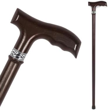 Imagem de JOYBEAU Bengala De Madeira, Bengalas Ergonômicas Feitas À Mão Para Homens, Bengalas Para Mulheres, Bengalas Para Idosos, Madeira Exclusiva