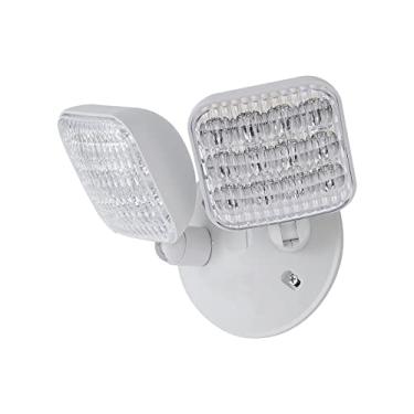 Imagem de GZRUIYANG Iluminação De Emergência Remota, Luz De Emergência De Cabeça Quadrada Dupla, Listada Pela Ul, Entrada Multitensão De 3,6 A 24 Volts, 2 * 3 Watts, 180 Lúmens, Sem Bateria Interna