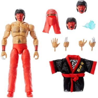 Imagem de Mattel WWE Ultimate Edition Action Figure & Accessories, 6-inch The Great Muta Collectible Set, Swappable Heads & Hands, 30 Articulation Points