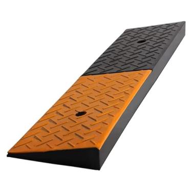 Imagem de Limiar de borracha para rampa, rampa móvel, rampa de limiar, rampa de cadeira de rodas, rampa de borracha durável, rampa antiderrapante para rampas de deficiência de scooter de carro (uma cor 21,5