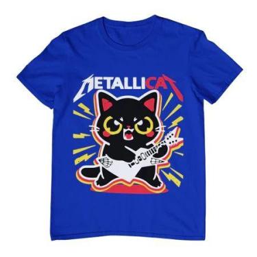 Imagem de Camiseta Camisa Estampada Feminino Masculino Ursinho Metallica - loja 