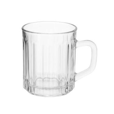 Imagem de Caneca de Cappuccino Chocolate Quente Chá 300ml de Vidro Em Casa Tem -